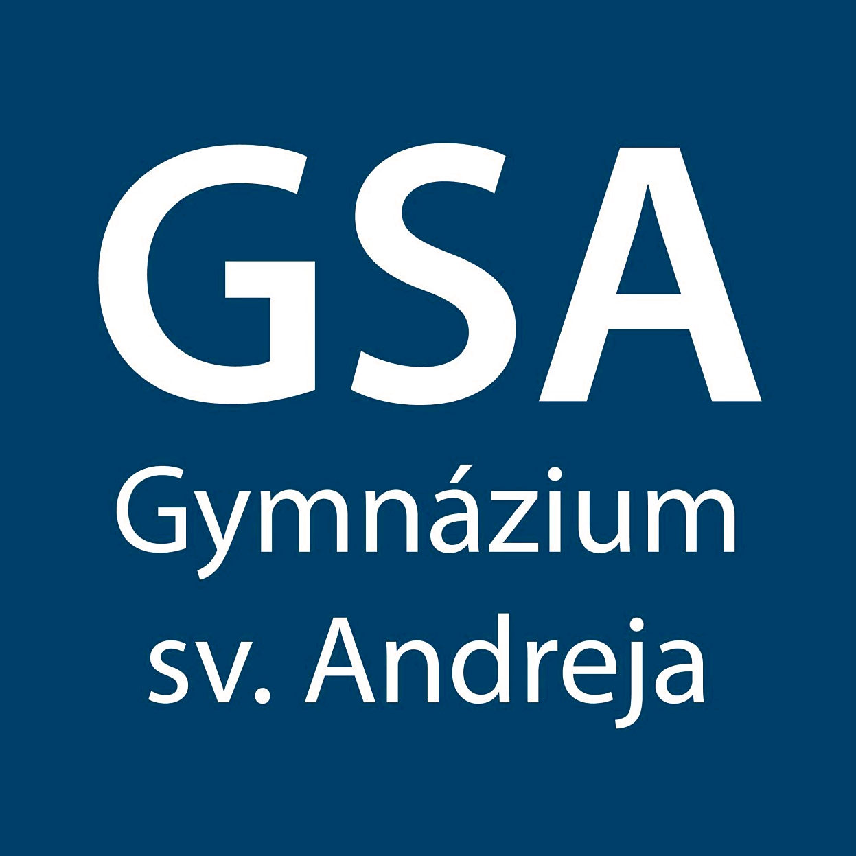 Logo školy GSA